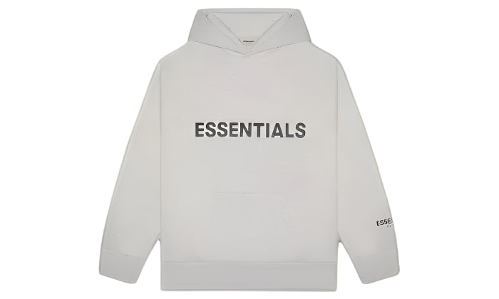 Fear of God Essentials Hoodie Applique Logo Heather Oatmeal SS21 - 192SP212102K - apparels