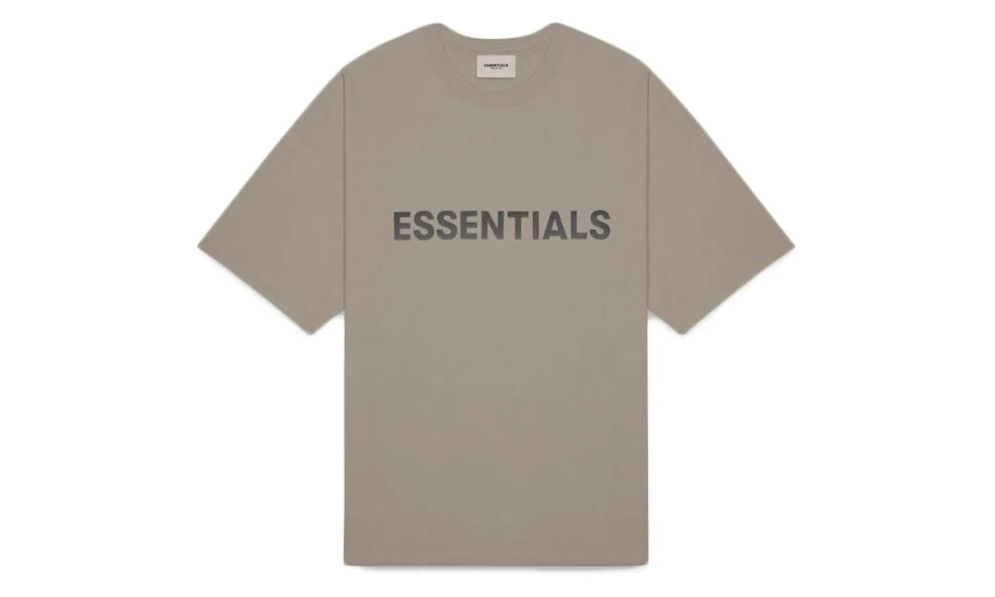 Fear of God Fear of God Essentials Boxy T-Shirt Applique Logo Taupe - FOG - FOGEBT - TAUPE - apparels