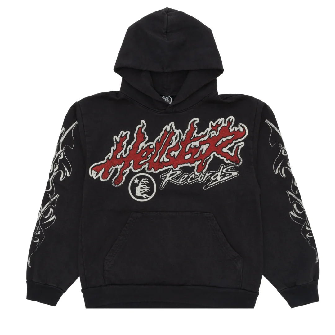 Hellstar Records Tour Hoodie Black - 