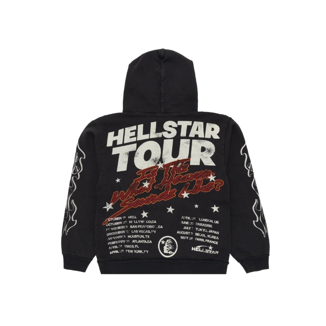 Hellstar Records Tour Hoodie Black - 