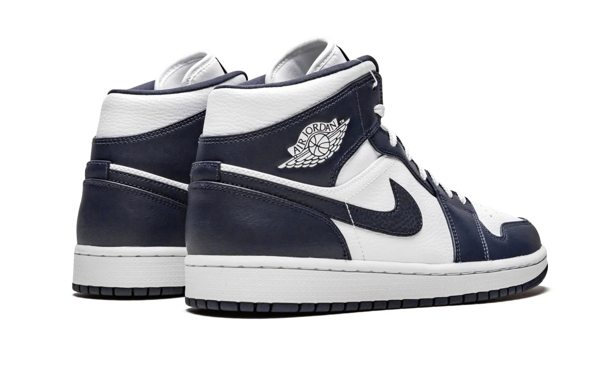 Jordan 1 mid White "Obsidian" - 554724-174 - Sneakers