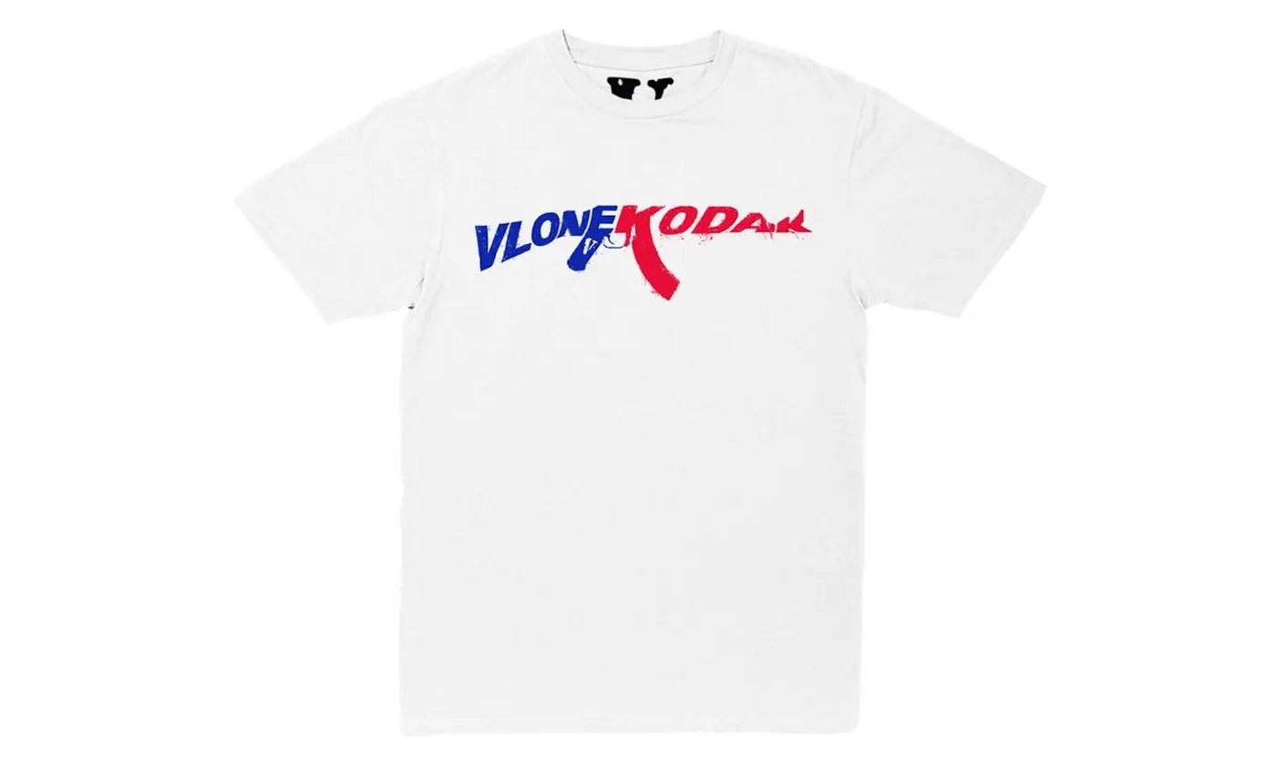 Kodak Black x Vlone 47 T-shirt White - KB - KBXV4T - WHITE - apparels