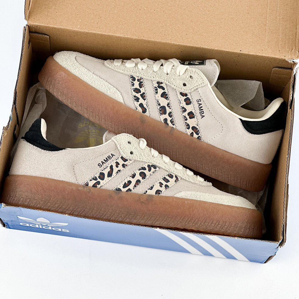 Adidas samba leopard best sale