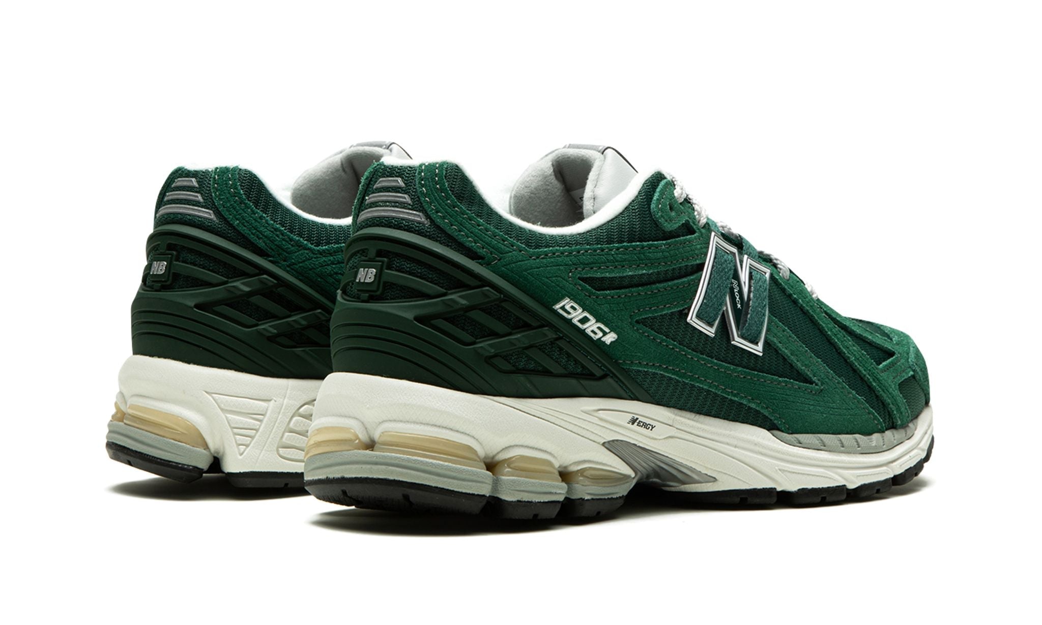 Green suede new balance best sale