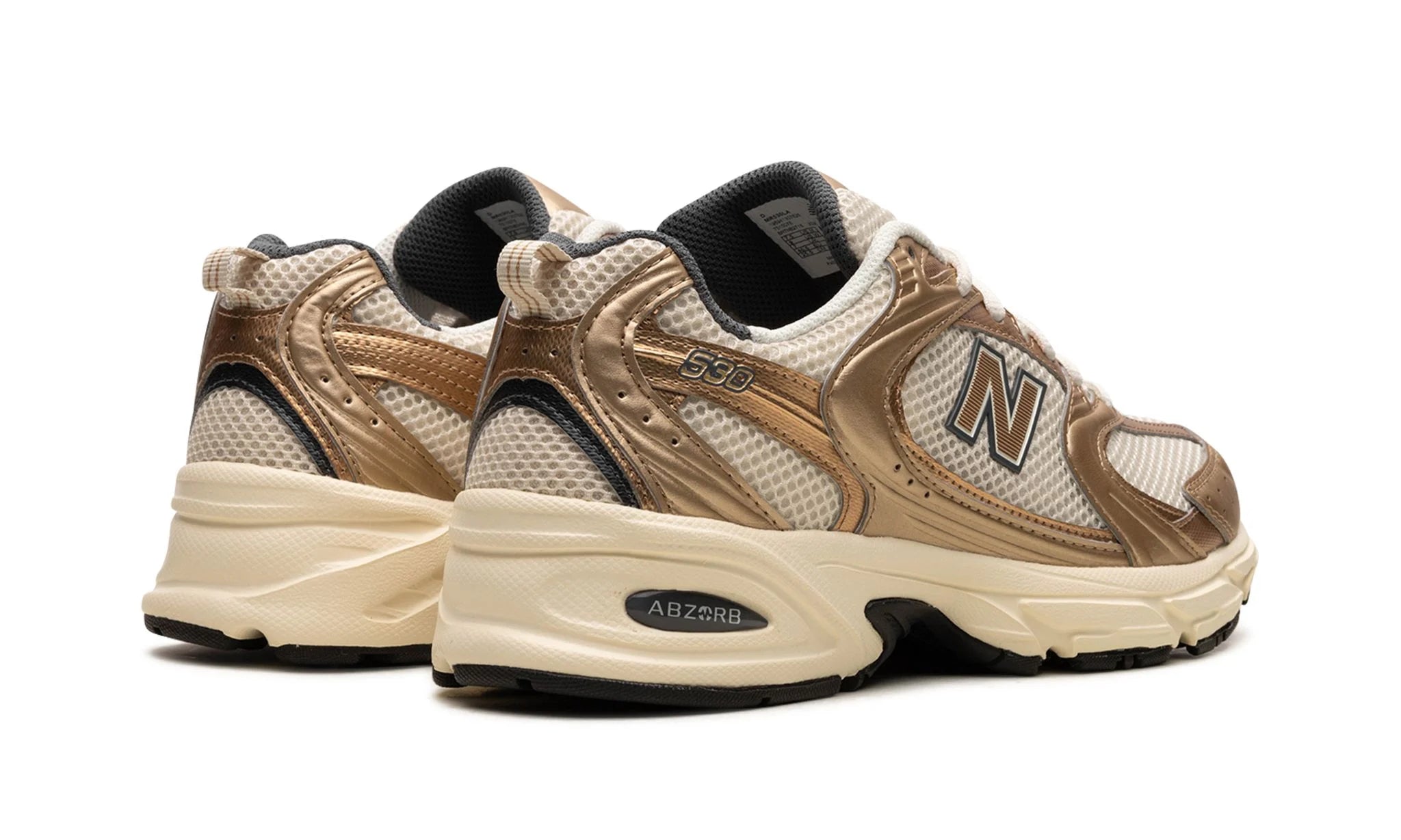 Gold new balances best sale