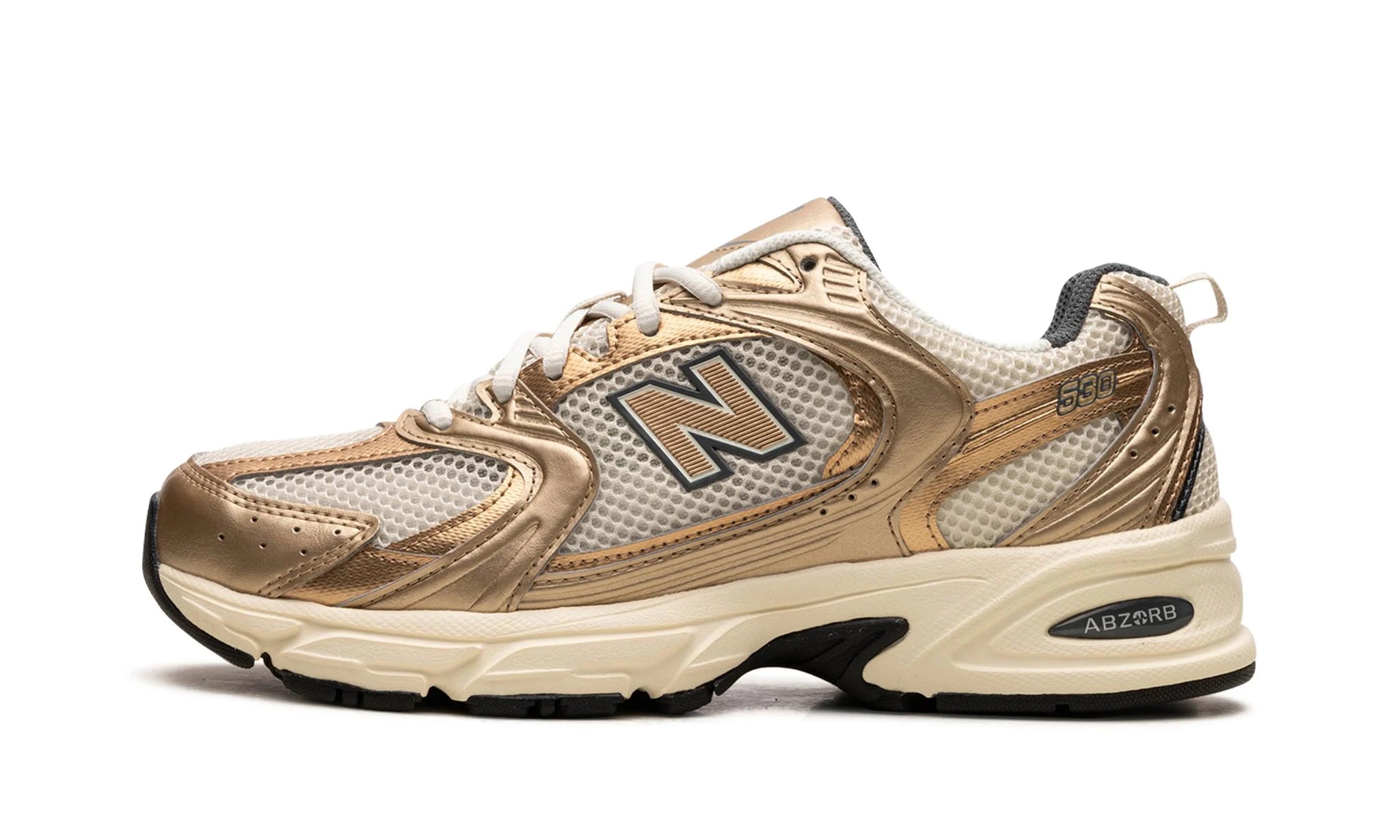 New Balance 530 Turtledove Gold Metallic - MR530LA - sneakers