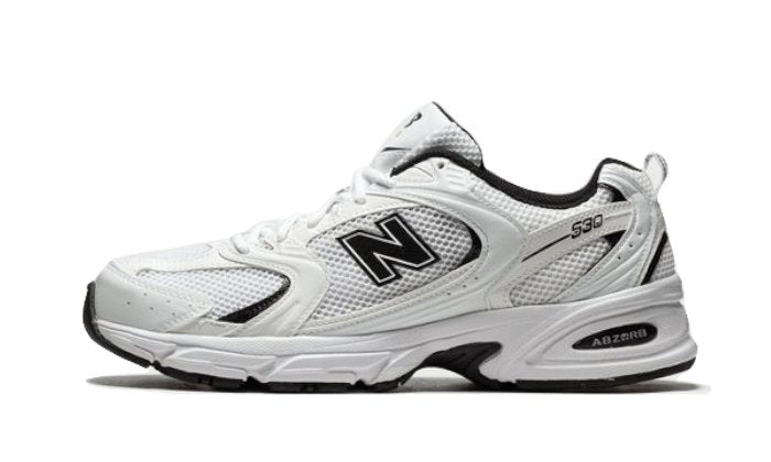 New Balance 530 White Black Details - MR530EWB - sneakers