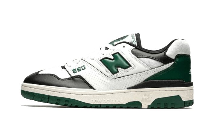 New Balance 550 White Green Black - BB550LE1 - sneakers