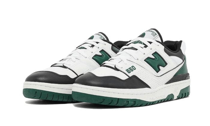 New Balance 550 White Green Black - BB550LE1 - sneakers