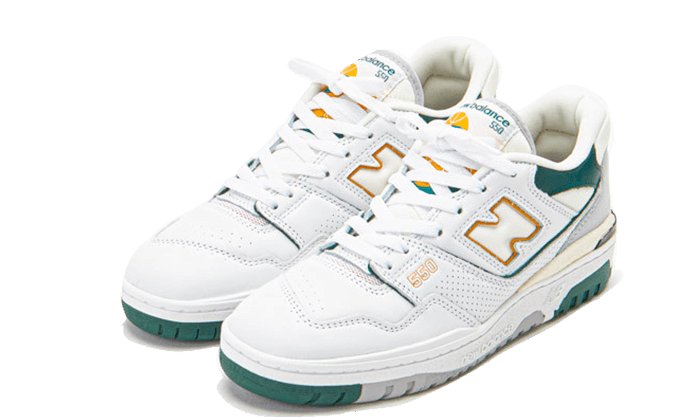 New Balance 550 White Nightwatch Green - BB550PWC - sneakers