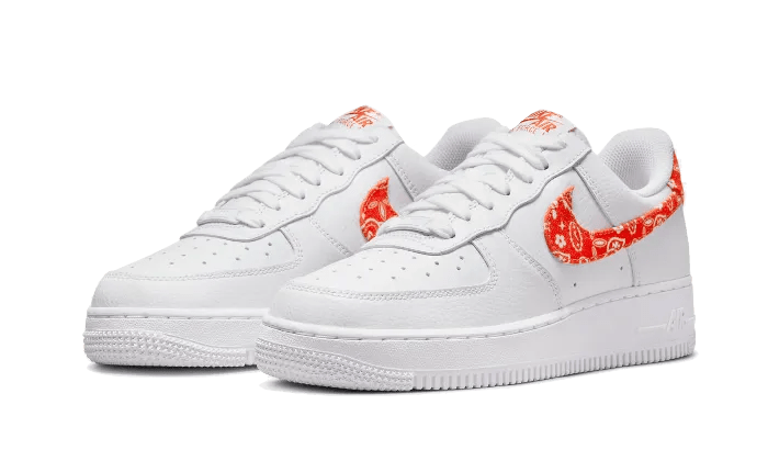 Nike Air Force 1 Low '07 Essential Orange Paisley - DJ9942 - 102 - sneakers