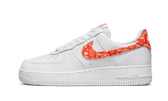 Nike Air Force 1 Low '07 Essential Orange Paisley - DJ9942 - 102 - sneakers