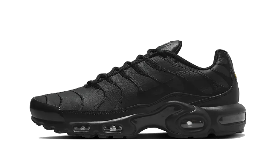 Nike Air Max Plus Triple Black Leather - AJ2029 - 001 - sneakers