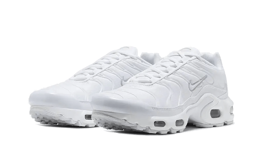 Nike Air Max Plus Triple White - CW7044 - 100 - sneakers