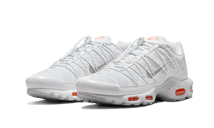 Nike Air Max Plus Utility White Safety Orange - FJ4232 - 100 - sneakers