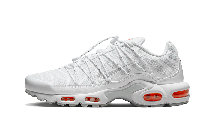 Nike Air Max Plus Utility White Safety Orange - FJ4232 - 100 - sneakers