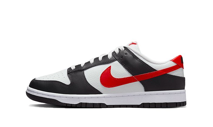 Nike Dunk Low Black White Red - FB3354 - 001 - sneakers