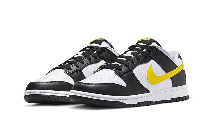 Nike Dunk Low Black Yellow White - FQ2431 - 001 - sneakers