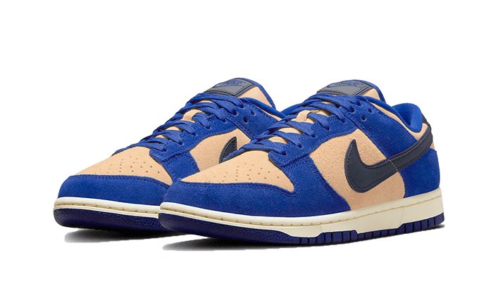 Nike Dunk Low LX Blue Suede - DV7411 - 400 - sneakers