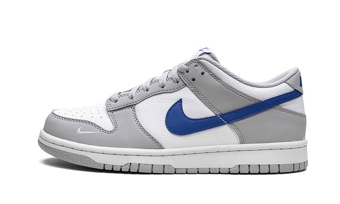 Nike Dunk Low Mini Swoosh Wolf Grey Game Royal - FN3878 - 001 - sneakers