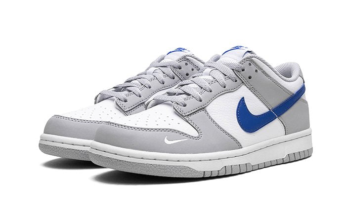 Nike Dunk Low Mini Swoosh Wolf Grey Game Royal - FN3878 - 001 - sneakers