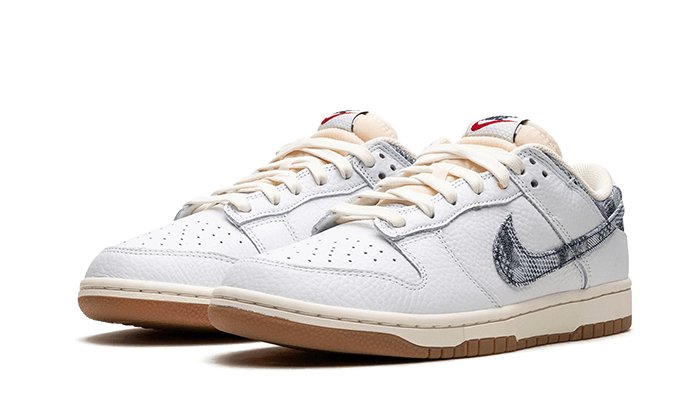 Nike Dunk Low New Americana Washed Denim - FN6881 - 100 - sneakers