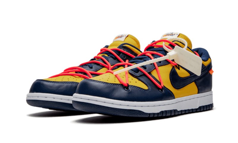 Nike Dunk Low Off - White Michigan - CT0856 - 700 - sneakers