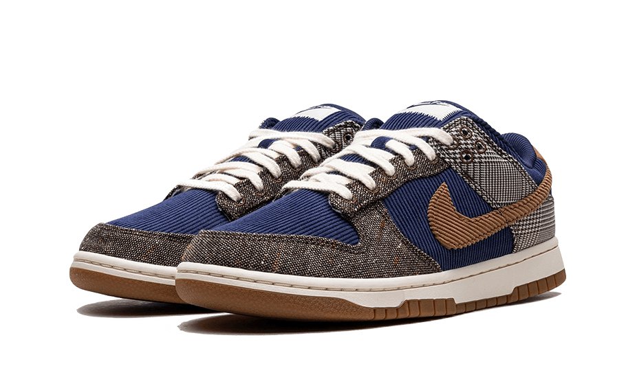 Nike Dunk Low Premium Tweed Corduroy - FQ8746 - 410 - sneakers