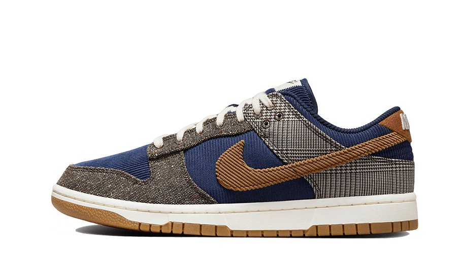 Nike Dunk Low Premium Tweed Corduroy - FQ8746 - 410 - sneakers