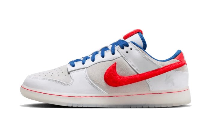 Nike Dunk Low Retro PRM Year of the Rabbit White Crimson - FD4203 - 161 - sneakers