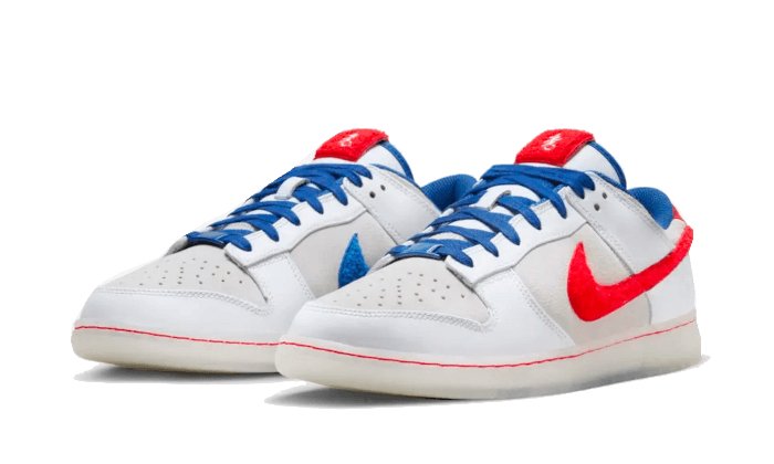 Nike Dunk Low Retro PRM Year of the Rabbit White Crimson - FD4203 - 161 - sneakers