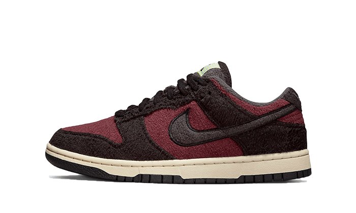 Nike Dunk Low SE Fleece Burgundy Crush - DQ7579 - 600 - sneakers