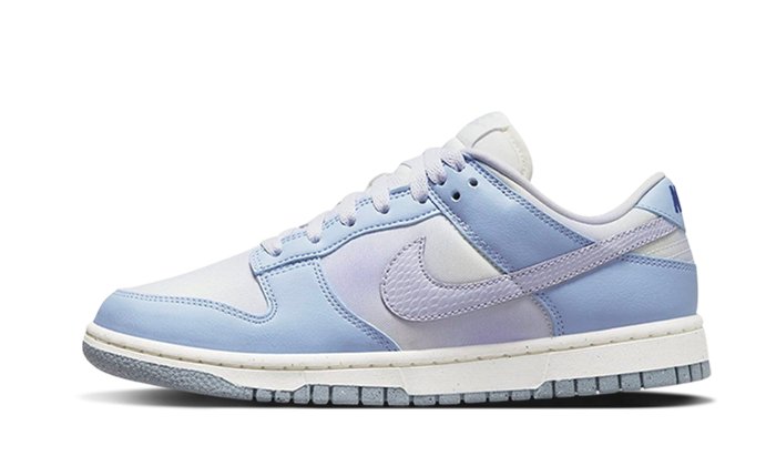 Nike Dunk Low White Blue Airbrush - FN0323 - 400 - sneakers