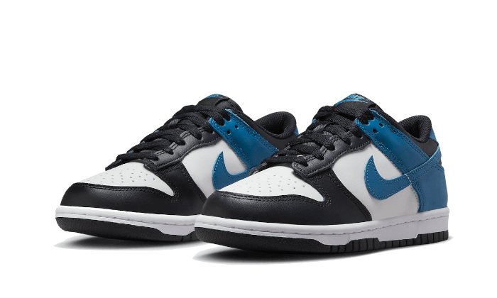 Nike Dunk Low White Blue Black - DH9765 - 104 - sneakers