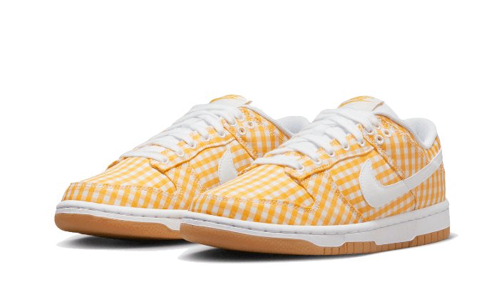 Nike Dunk Low Yellow Gingham - DZ2777 - 700 - sneakers