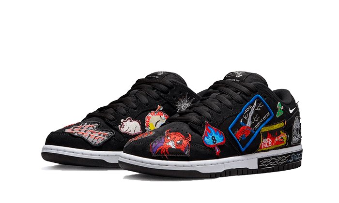 Nike SB Dunk Low Neckface - DQ4488 - 001 - sneakers