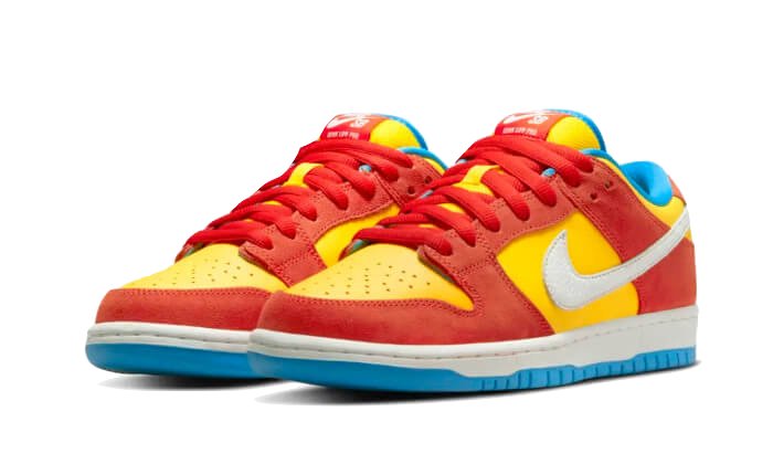 Nike SB Dunk Low Pro Habanero Red (Bart Simpson) - BQ6817 - 602 - sneakers