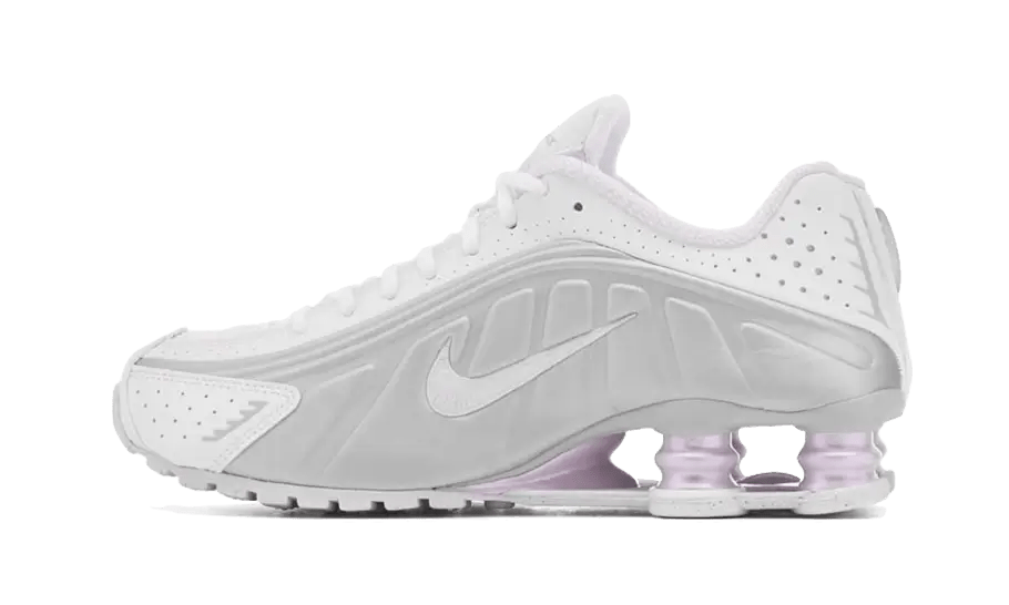 Nike Shox R4 Silver Purple - HF5076 - 100 - sneakers