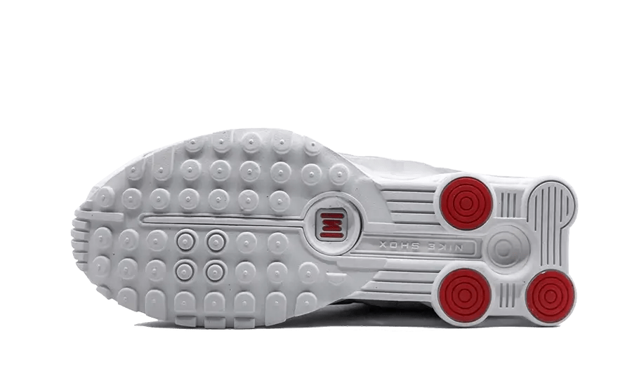 Nike Shox R4 White Metallic Silver AR3565 101