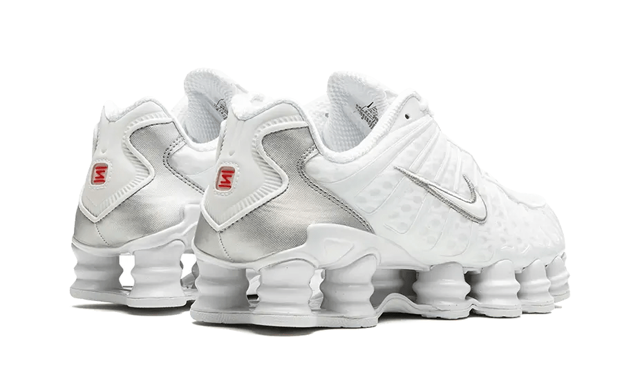 Nike Shox TL White Metallic Silver Max Orange