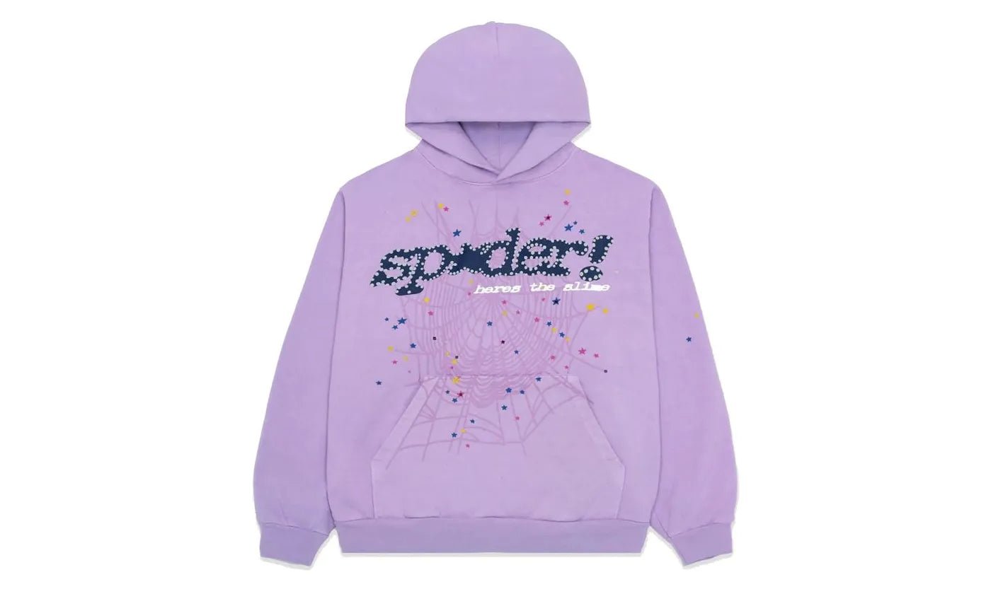 Sp 5 Der Sp5der Acai Hoodie Purple - SP5D - SPACHP - PURPLE - apparels