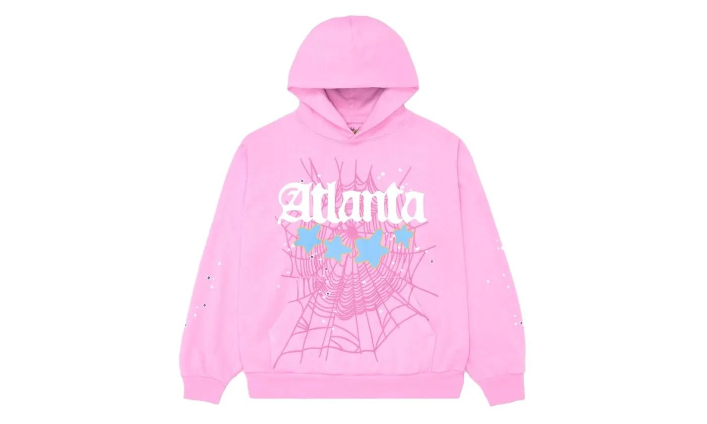 Sp 5 Der Sp5der Atlanta Hoodie Pink - S5D - SPATHP - PINK - apparels