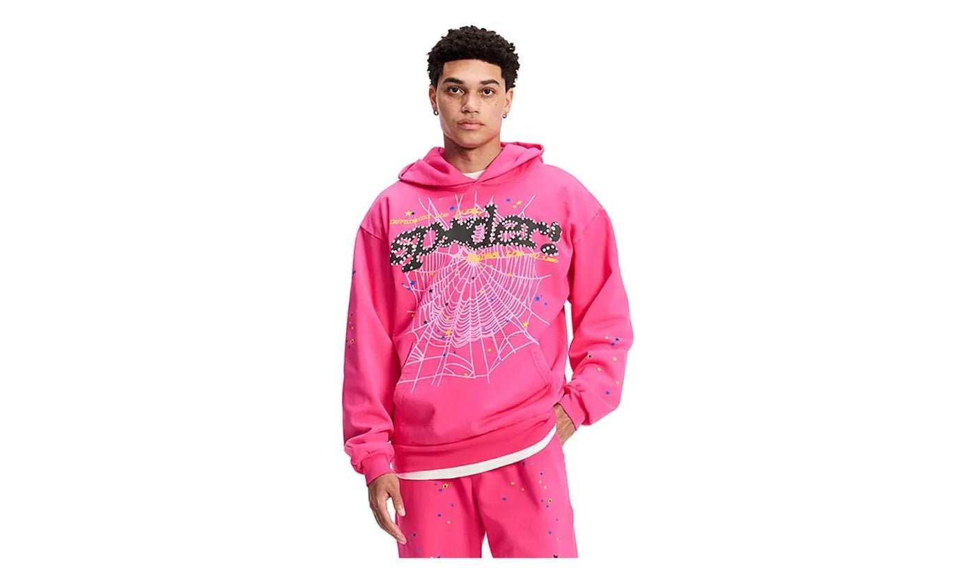 Sp 5 Der Sp5der P*NK V2 Hoodie Pink - S5D - SPPVHP - PINK - apparels