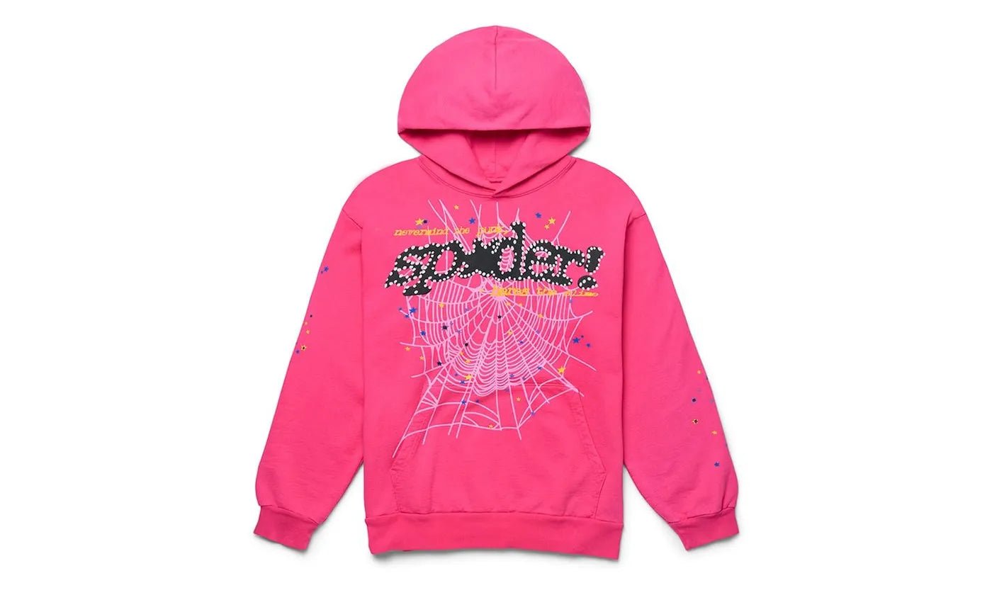 Sp 5 Der Sp5der P*NK V2 Hoodie Pink - S5D - SPPVHP - PINK - apparels