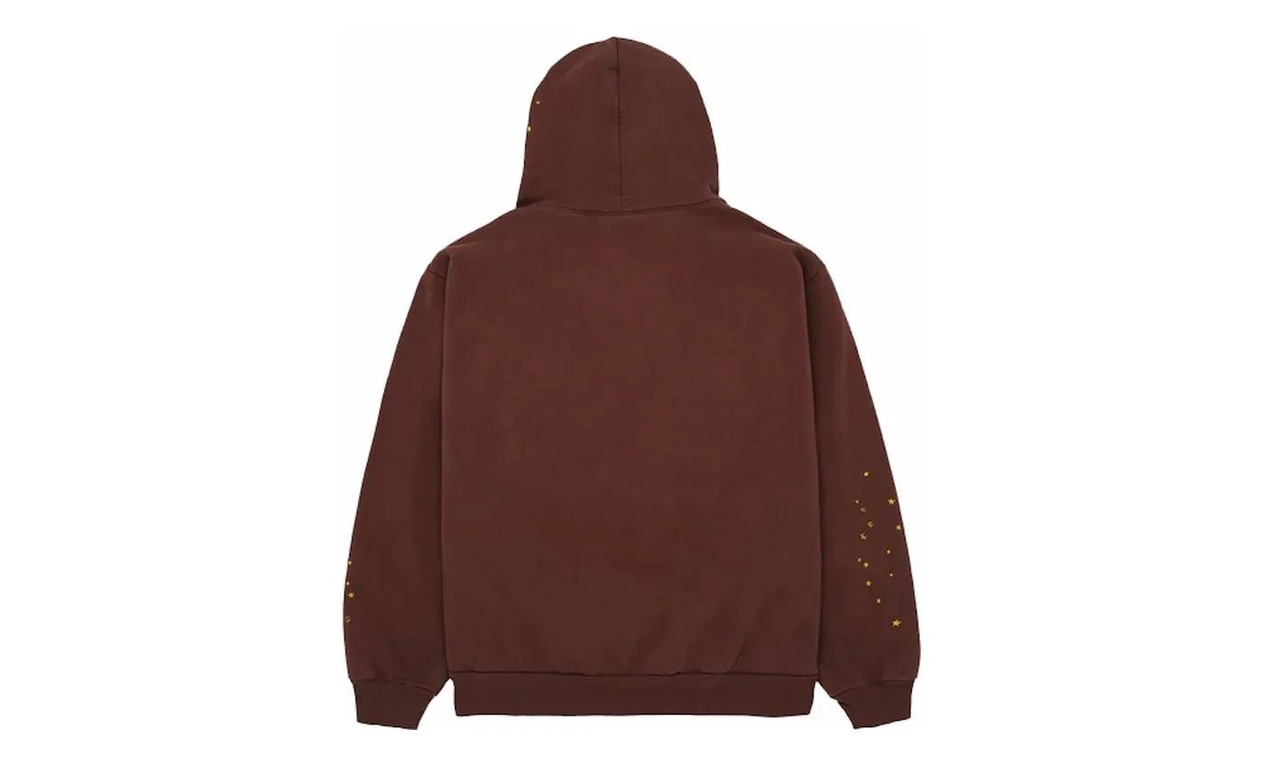 Sp 5 Der Sp5der Web Hoodie Brown - S5D - SPWEHB - BROWN - apparels