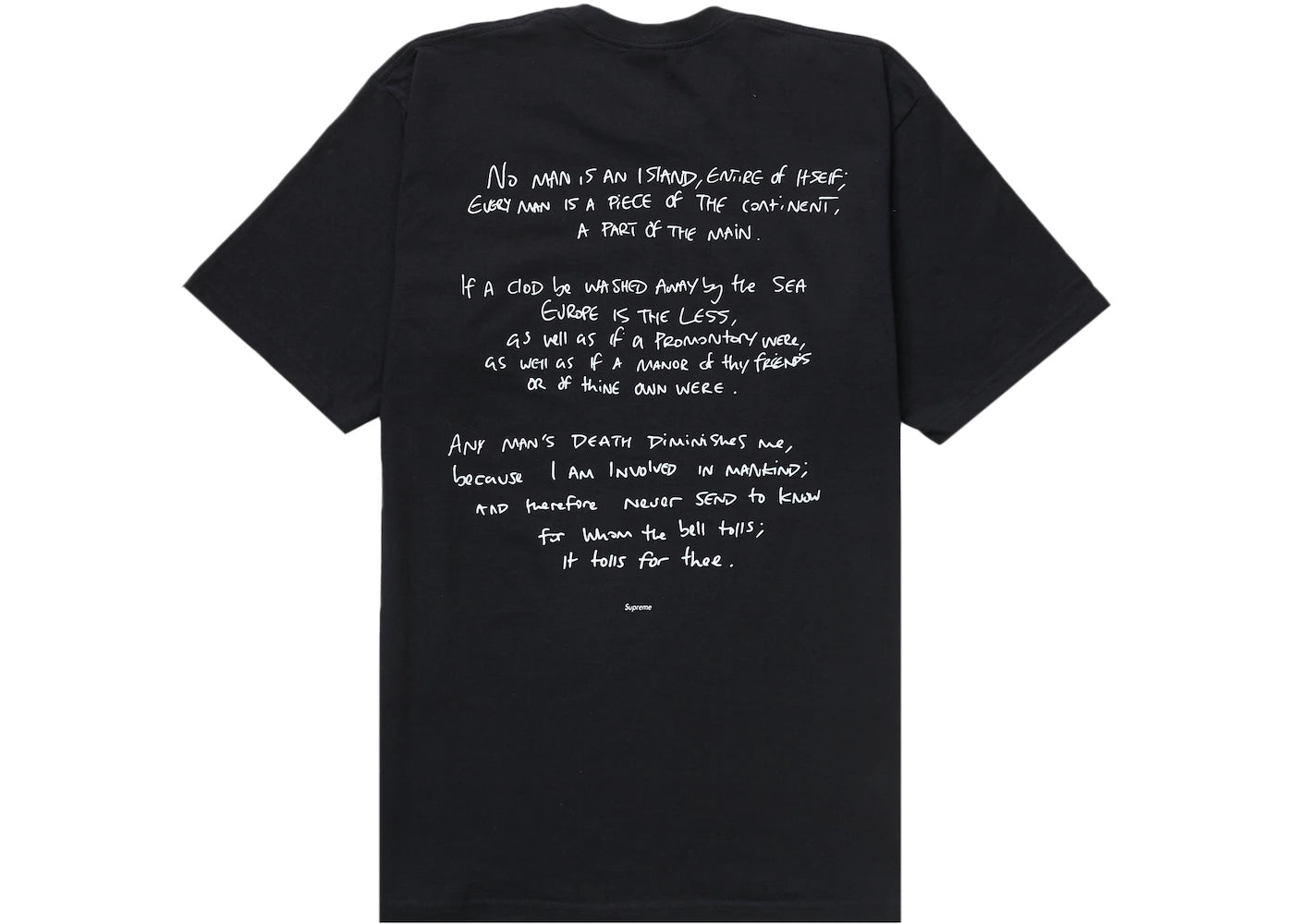 Supreme Corteiz Rules The World Tee Black - T - shirt