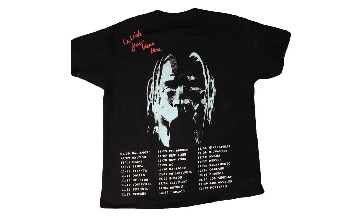 Travis Scott Astroworld Tour Tee Black - TS - TSATTB - BLACK - apparels