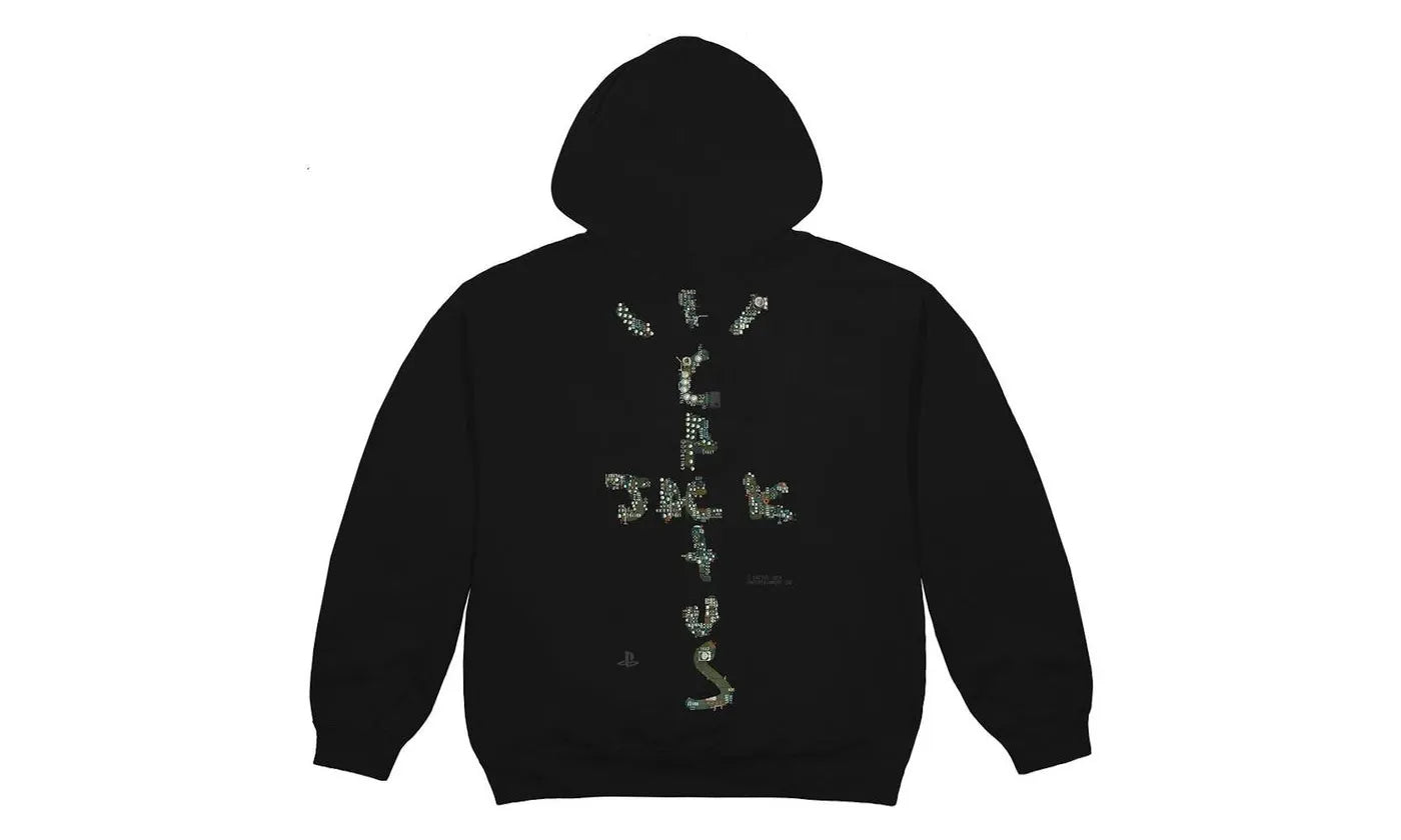 Travis Scott Motherboard II Hoodie Black - TS - TSMIHB - BLACK - apparels