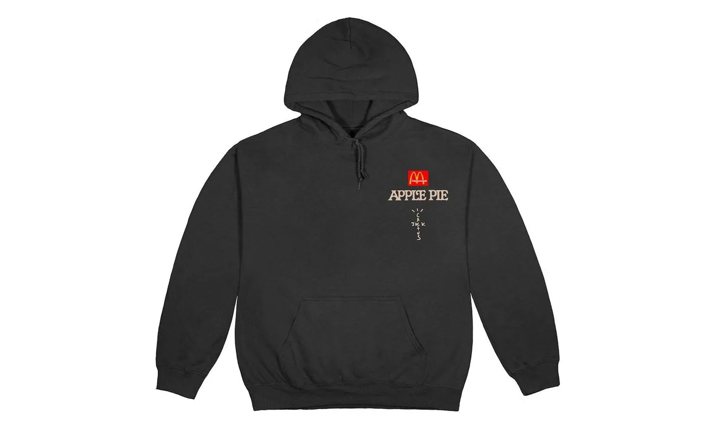 Travis Scott x McDonald's Apple Pie Hoodie Washed Black - TS - TSXMAP - WASHEDBLACK - apparels